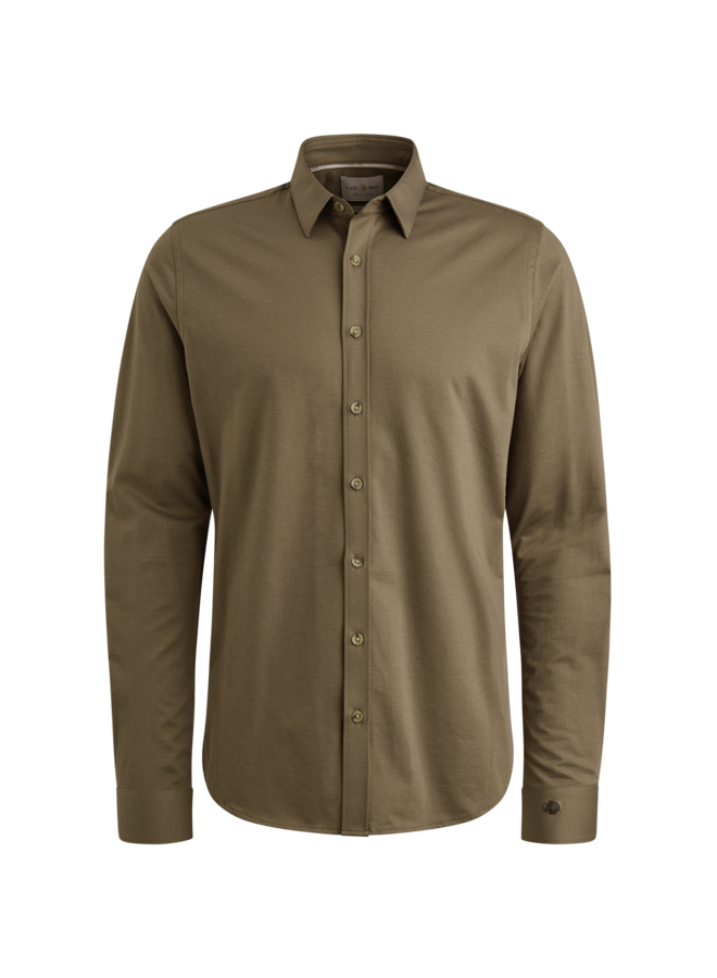 CSI2508200 8025 Cast Iron LONG SLEEVE SHIRT Twill Jersey 2 tone Brindle