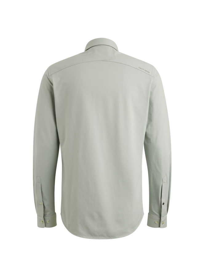 CSI2508200 9040 Cast Iron LONG SLEEVE SHIRT Twill Jersey 2 tone Puritan Gray