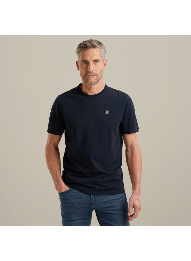 VTSS2508550 5073 Vanguard Short sleeve r-neck cotton elastan jersey Sky Captain