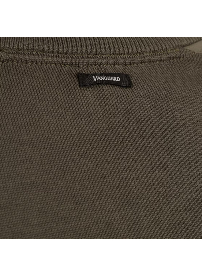 VKC2508354 6497 Vanguard Zip jacket cotton modal Tea Leaf