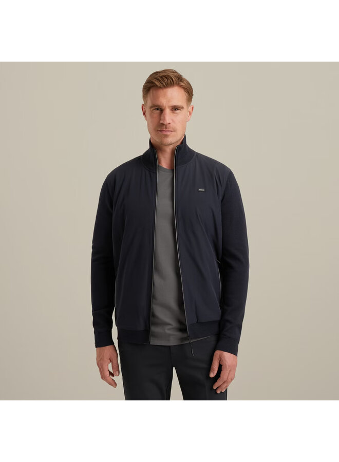 VKC2508354 5073 Vanguard Zip jacket cotton modal Sky Captain