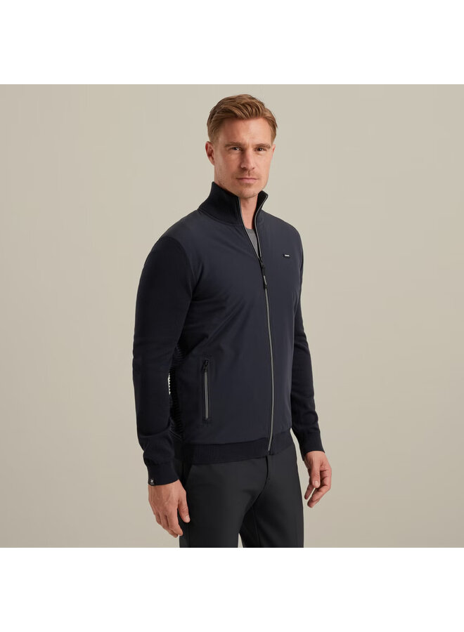 VKC2508354 5073 Vanguard Zip jacket cotton modal Sky Captain