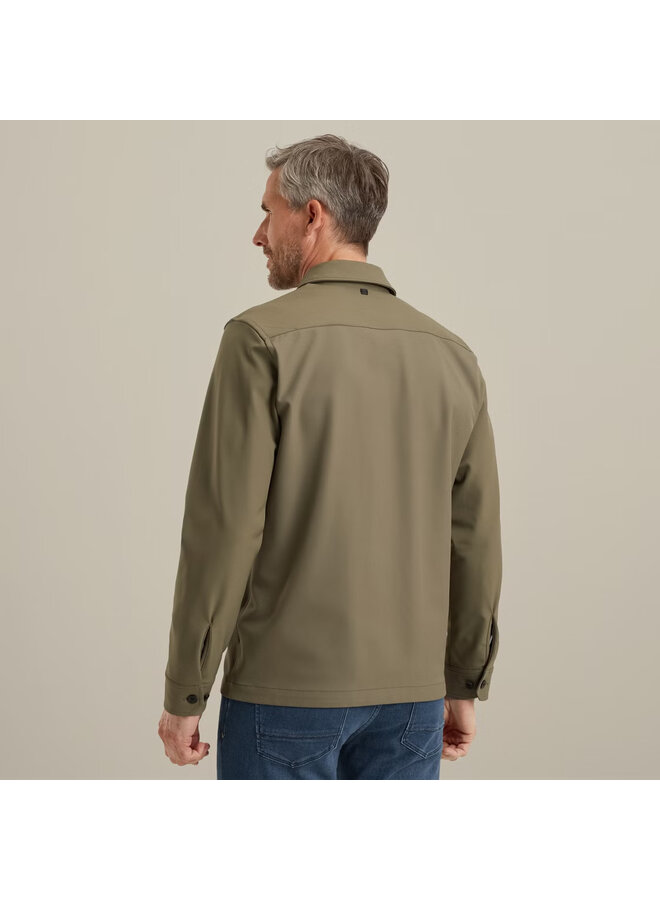 VSI2508204 6497 Vanguard LONG SLEEVE SHIRT Bi Stretch suit seperate Tea Leaf