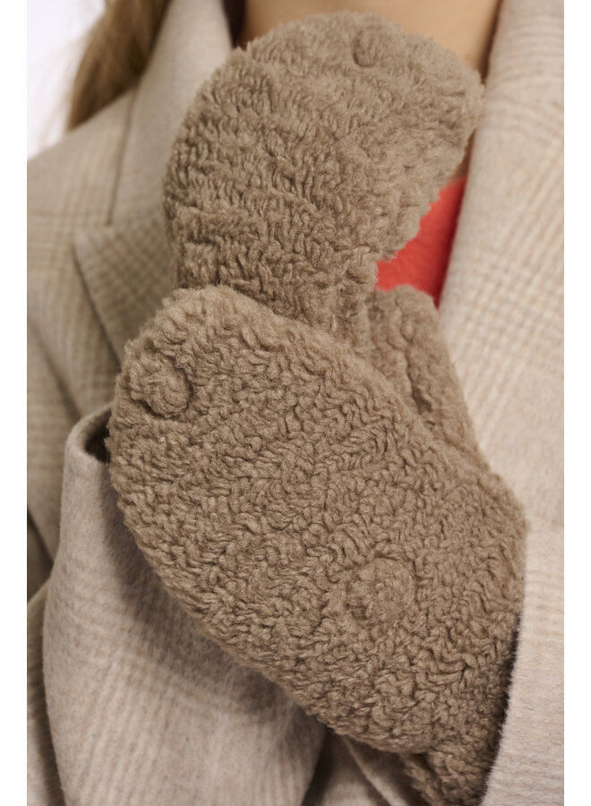 Aleida.7002512 Rino en Pelle Teddy gloves  Toffee