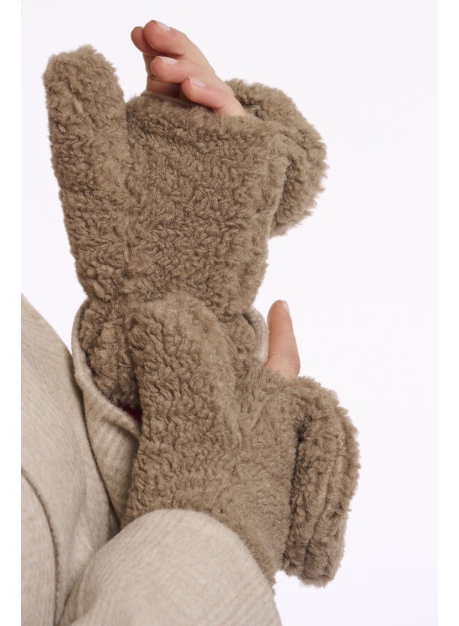 Aleida.7002512 Rino en Pelle Teddy gloves  Toffee