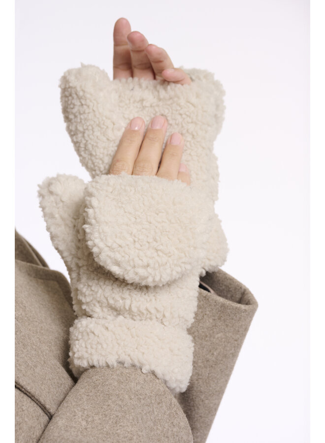 Aleida.7002512 Rino en Pelle Teddy gloves  Birch