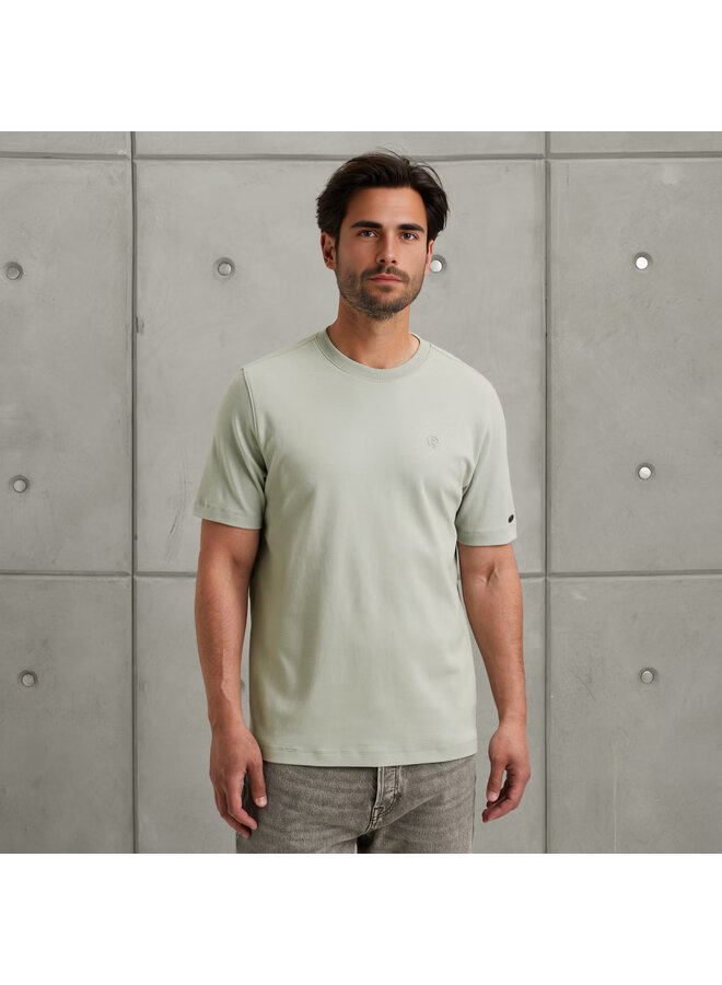 CTSS2508588 9040 Cast Iron Short sleeve r-neck regular fit interlock Puritan Gray