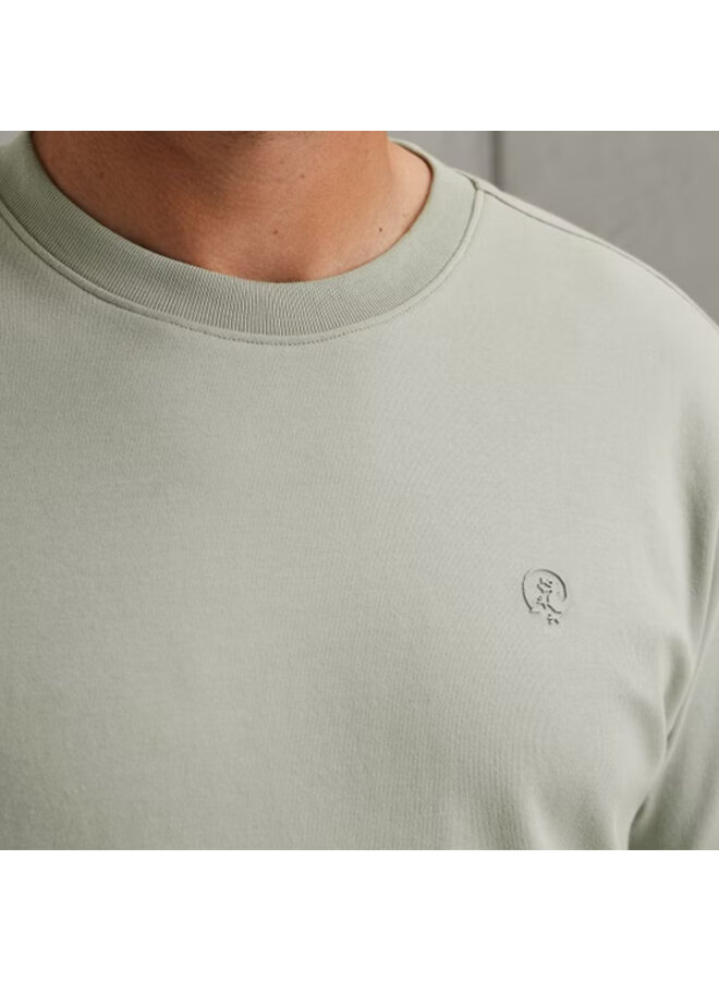 CTSS2508588 9040 Cast Iron Short sleeve r-neck regular fit interlock Puritan Gray