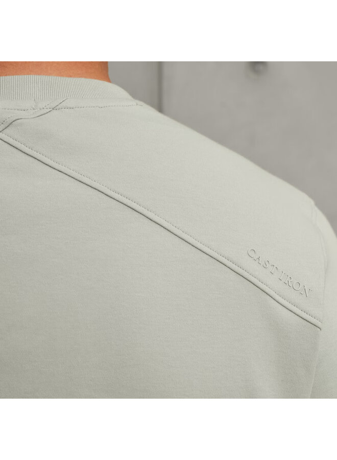 CTSS2508588 9040 Cast Iron Short sleeve r-neck regular fit interlock Puritan Gray