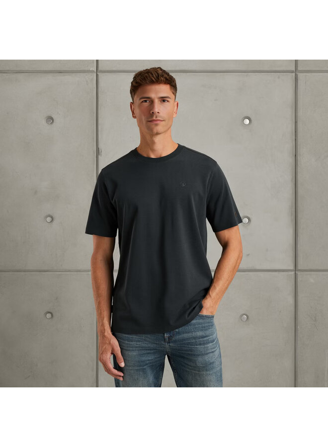 CTSS2508588 5442 Cast Iron Short sleeve r-neck regular fit interlock Sea Storm