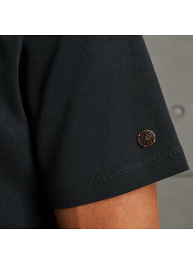 CTSS2508588 5442 Cast Iron Short sleeve r-neck regular fit interlock Sea Storm