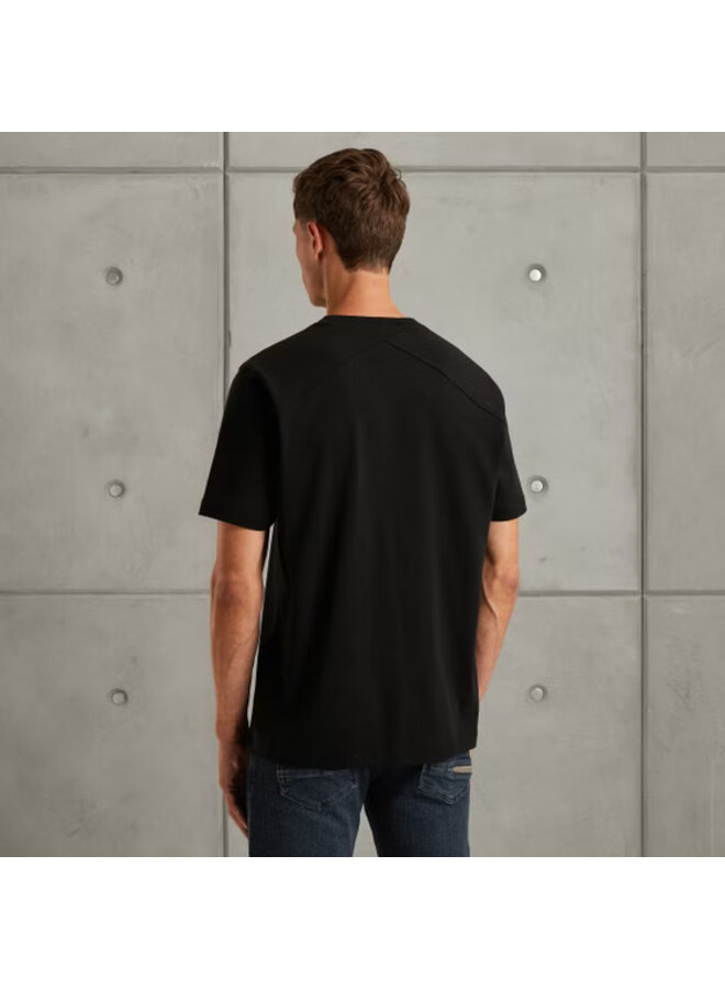 CTSS2508588 999 Cast Iron Short sleeve r-neck regular fit interlock Black