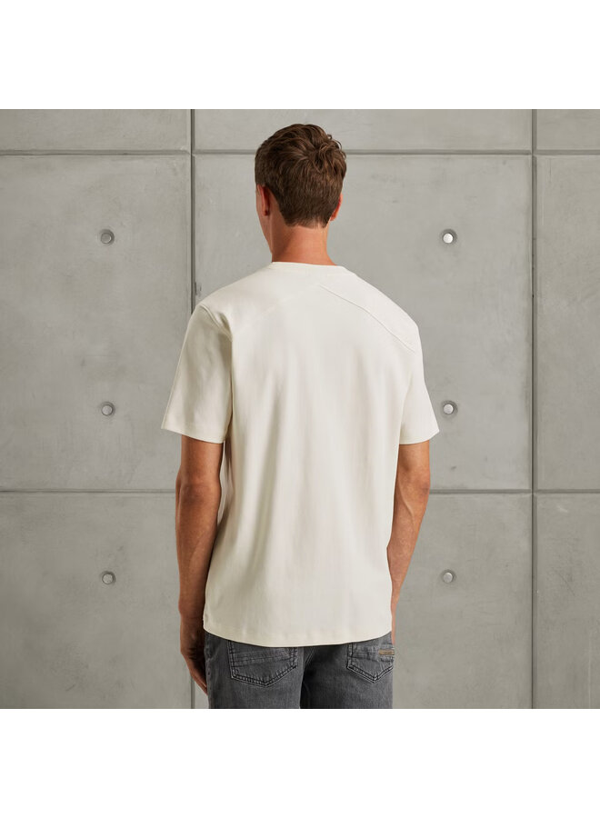 CTSS2508588 7002 Cast Iron Short sleeve r-neck regular fit interlock Snow White