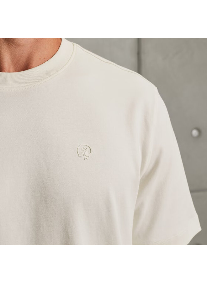 CTSS2508588 7002 Cast Iron Short sleeve r-neck regular fit interlock Snow White