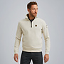 PSW2508423 7013 PME Legend Half zip collar interlock jersey Bone White