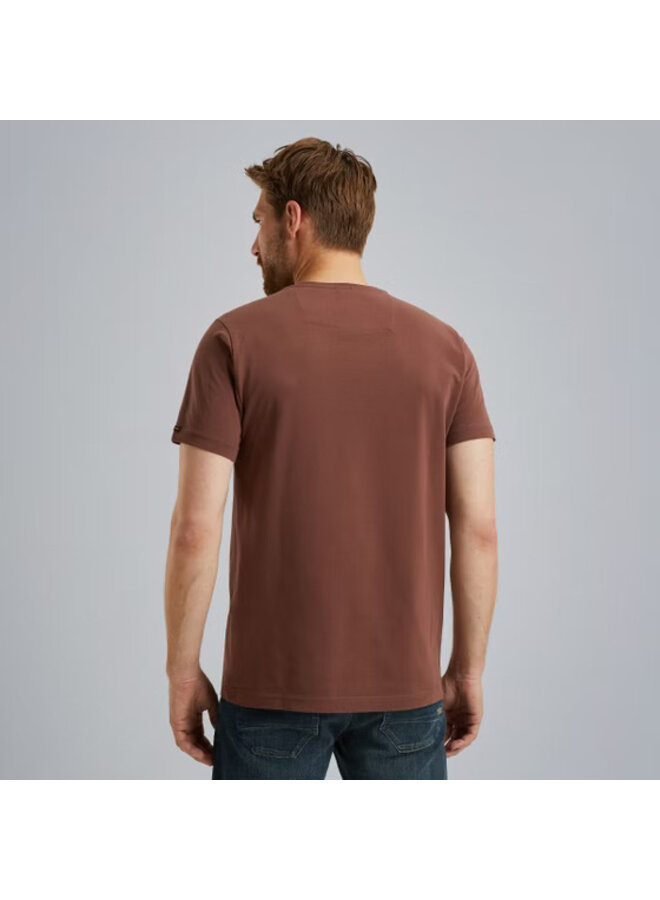 PTSS2508599 8203 PME Legend Short sleeve r-neck American Classic Marron