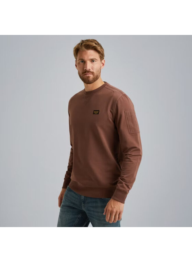 PLS2508499 8203 PME Legend Crewneck American Classic Marron
