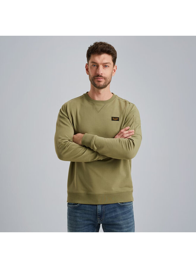 PLS2508499 6379 PME Legend Crewneck American Classic Oil Green