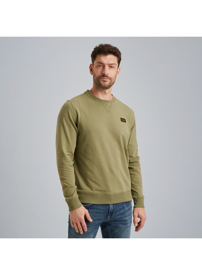 PLS2508499 6379 PME Legend Crewneck American Classic Oil Green