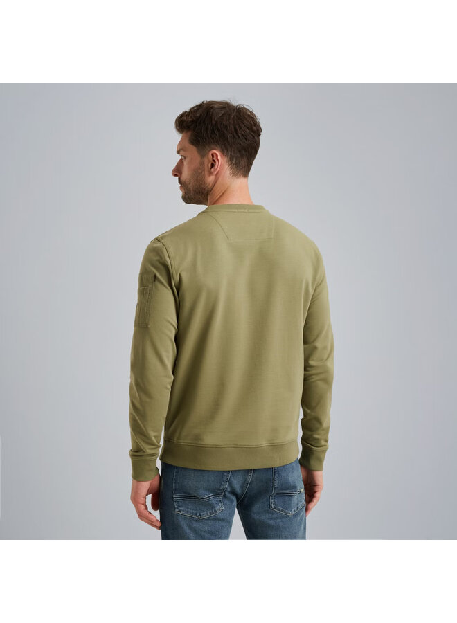 PLS2508499 6379 PME Legend Crewneck American Classic Oil Green