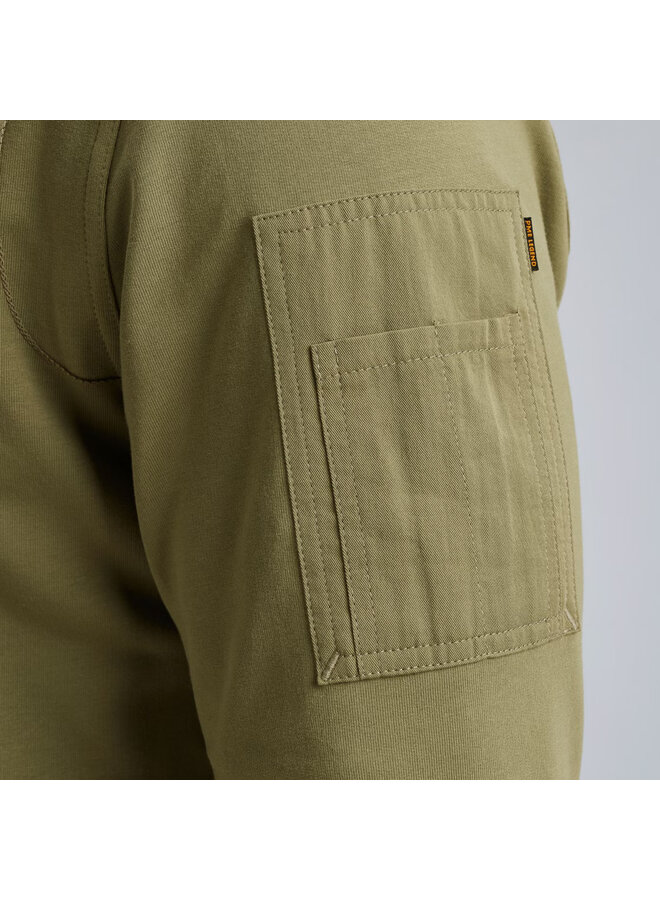 PLS2508499 6379 PME Legend Crewneck American Classic Oil Green