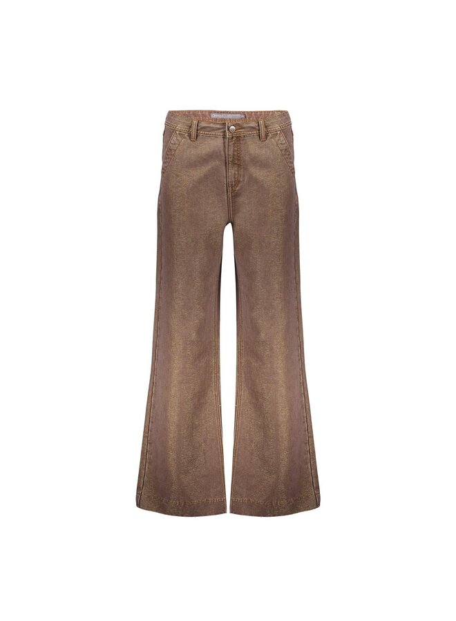 51515-10 735 Geisha Jeans flair  camel/gold