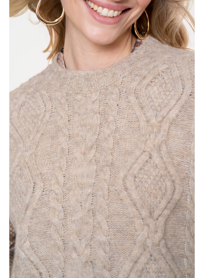 54587-70 720 Geisha Spencer cable argyle sand