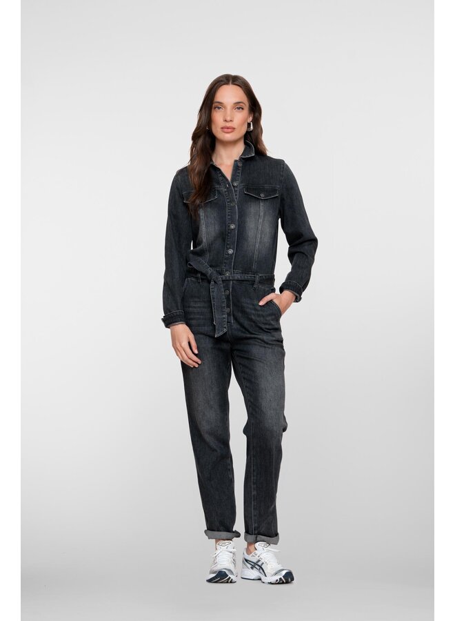 51512-10 805 Geisha Jeans jumpsuit grey denim