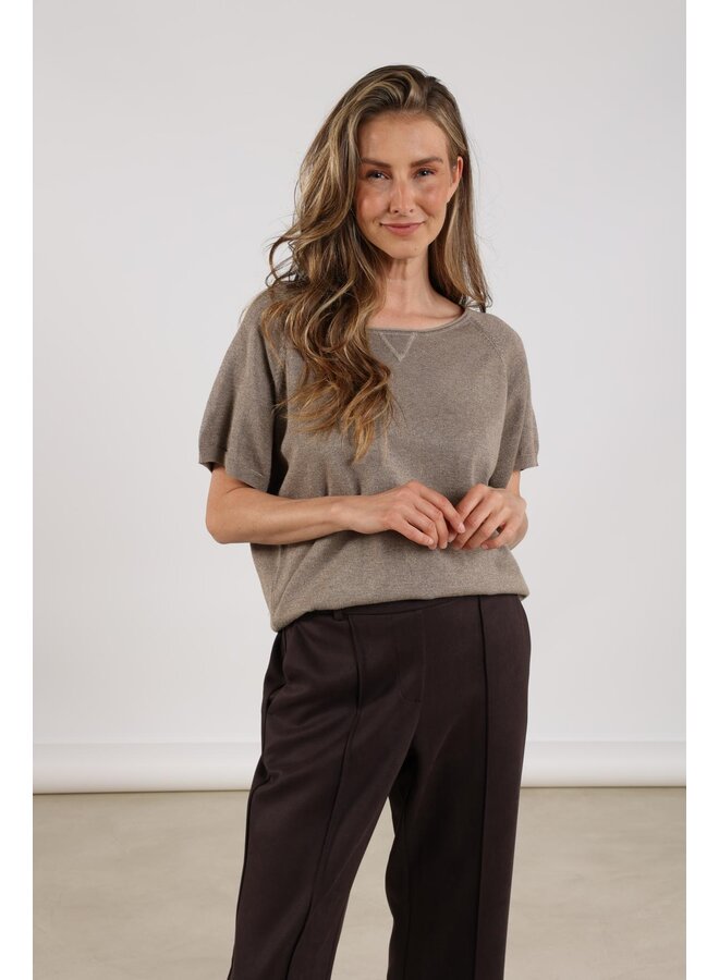NKS01085 49 Nukus Anita Top Lurex Light Fango