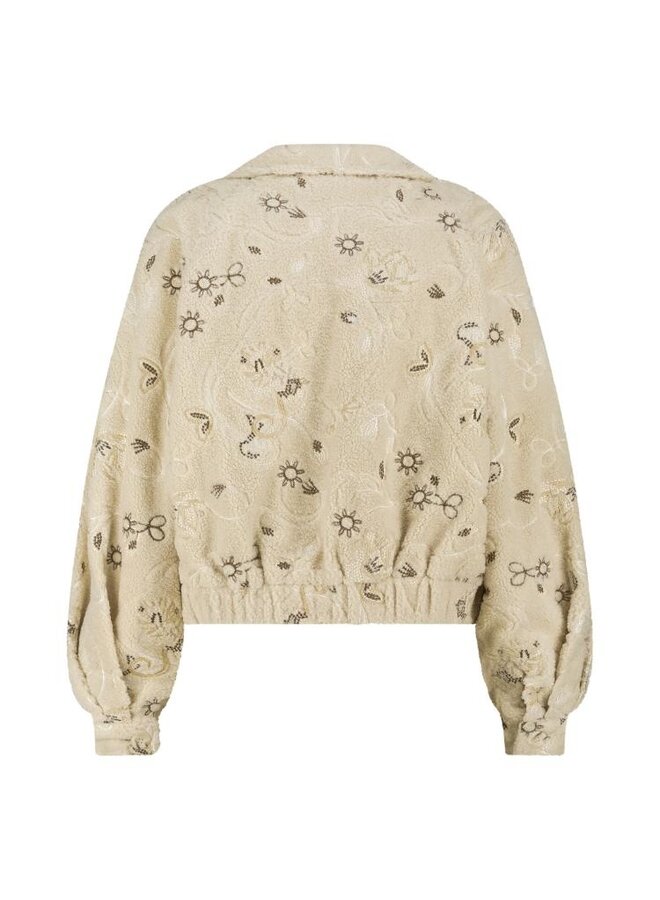 NKF13018 9 Nukus Milou Jacket Embroidery Sand