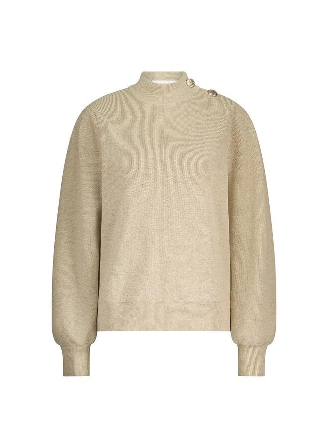 NKF03026 9 Nukus Daytona Pullover Lurex Sand