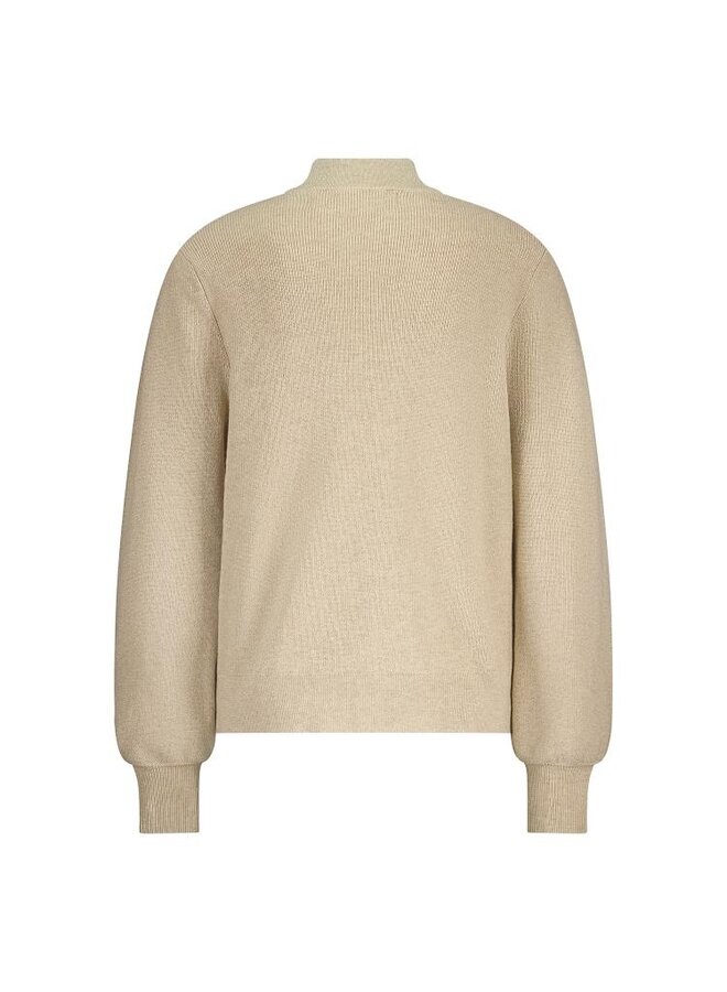 NKF03026 9 Nukus Daytona Pullover Lurex Sand