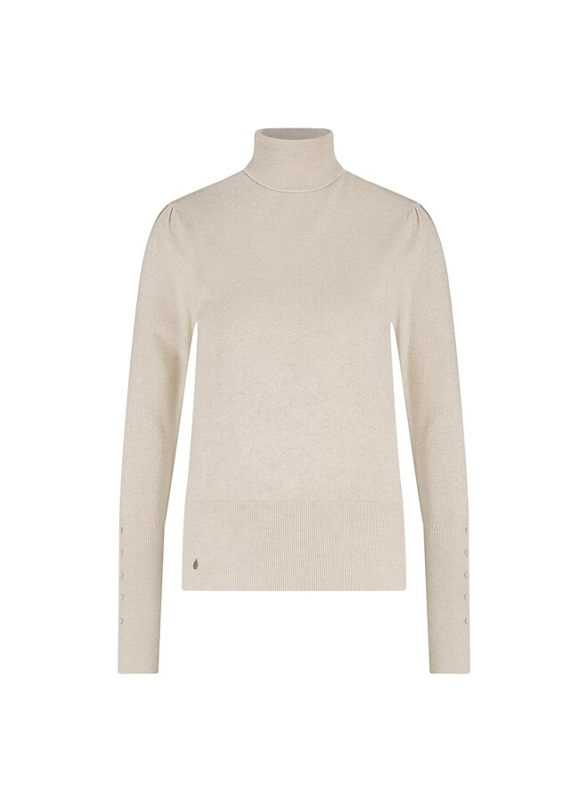 NKF03005 9 Nukus Sylvia Pullover Lurex Sand