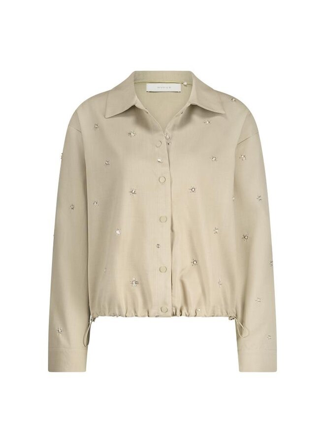 NKF02088 9 Nukus Newport Blouse Flower Sand