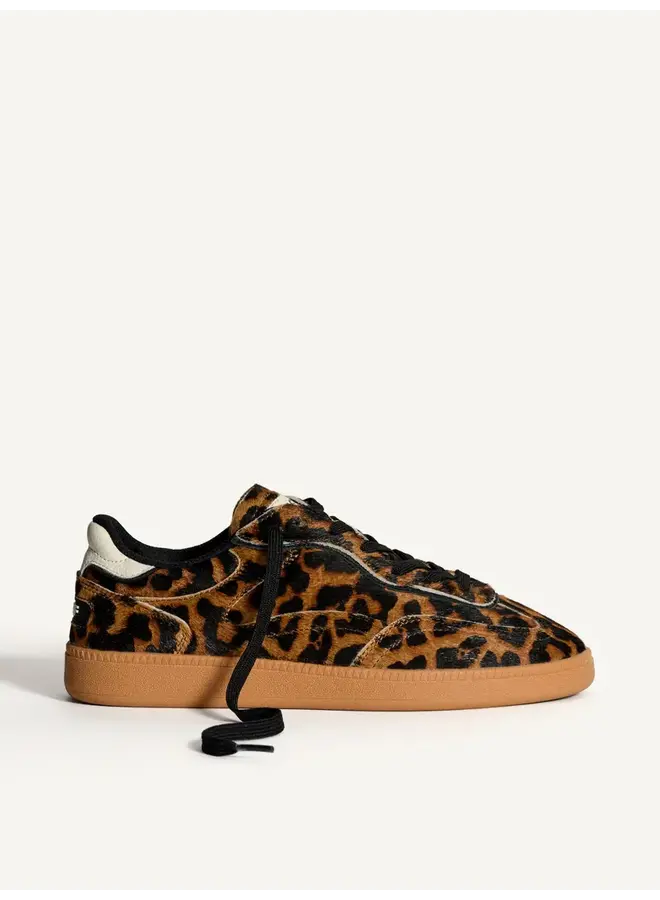 22562012 Hoff Woman sneaker ALLEY LEOPARD WOMAN BROWN
