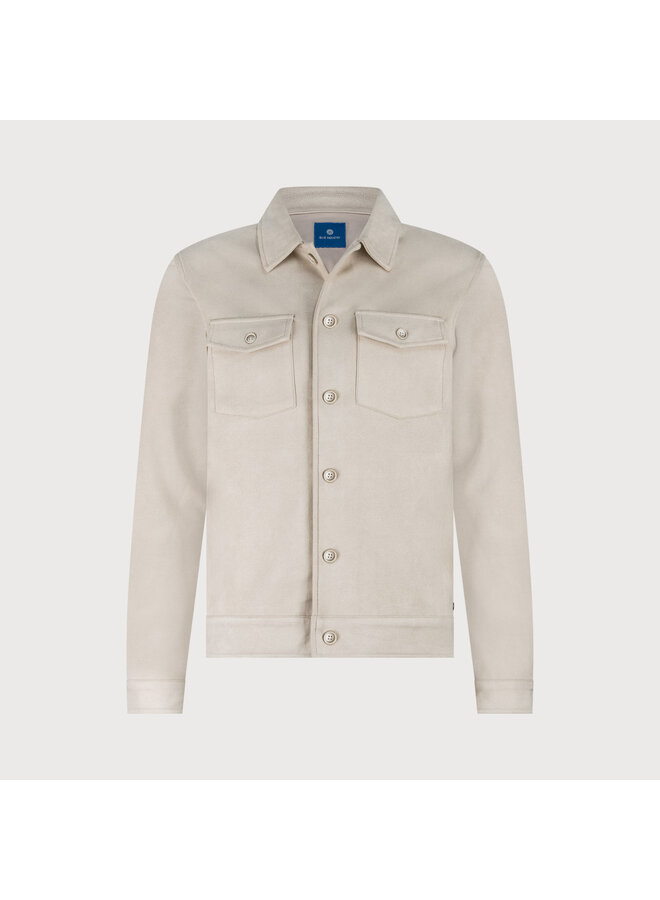 MILANOW25-M42 Blue Industry Shirtjacket STONE