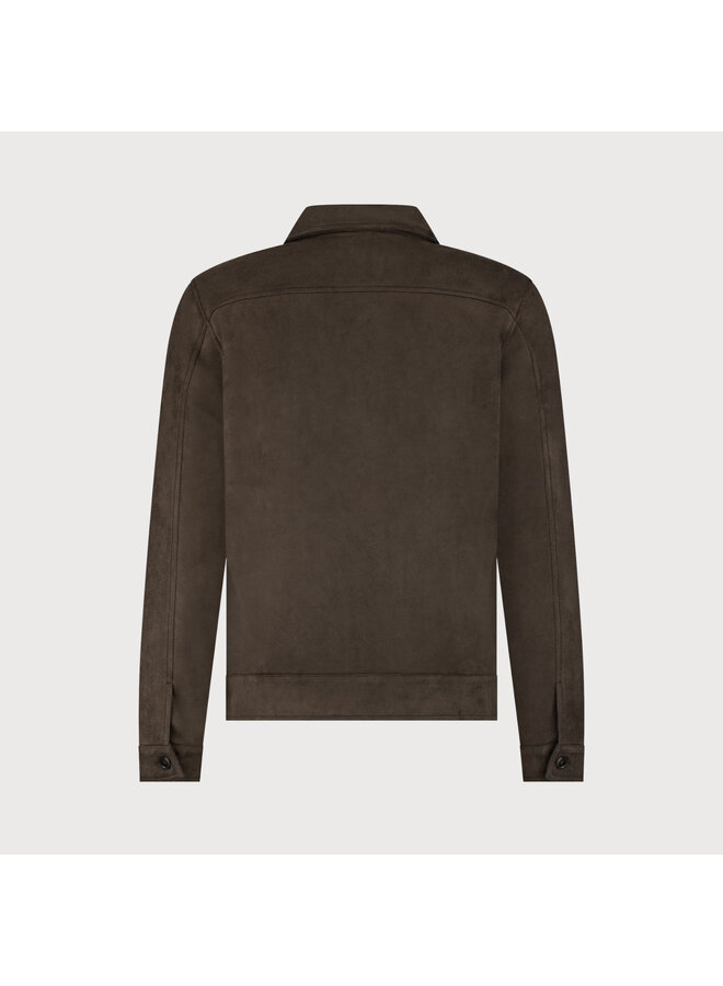 MILANOW25-M42 Blue Industry Shirtjacket BROWN