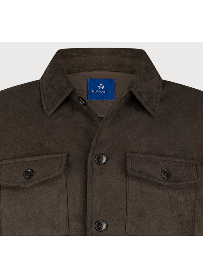 MILANOW25-M42 Blue Industry Shirtjacket BROWN