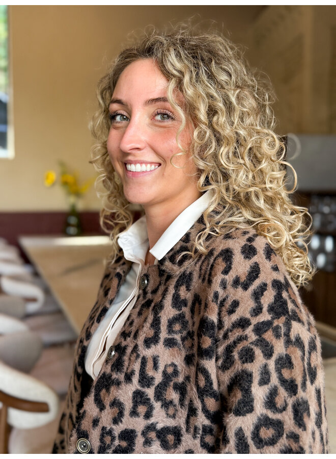 Bubbly.5012511 Rino en Pelle Boxy jacket  Leopard