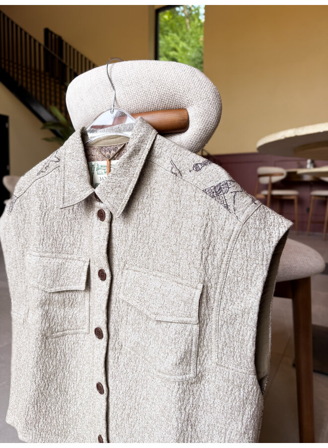174920 155 MosMosh MM Versa Tale Vest Brindle