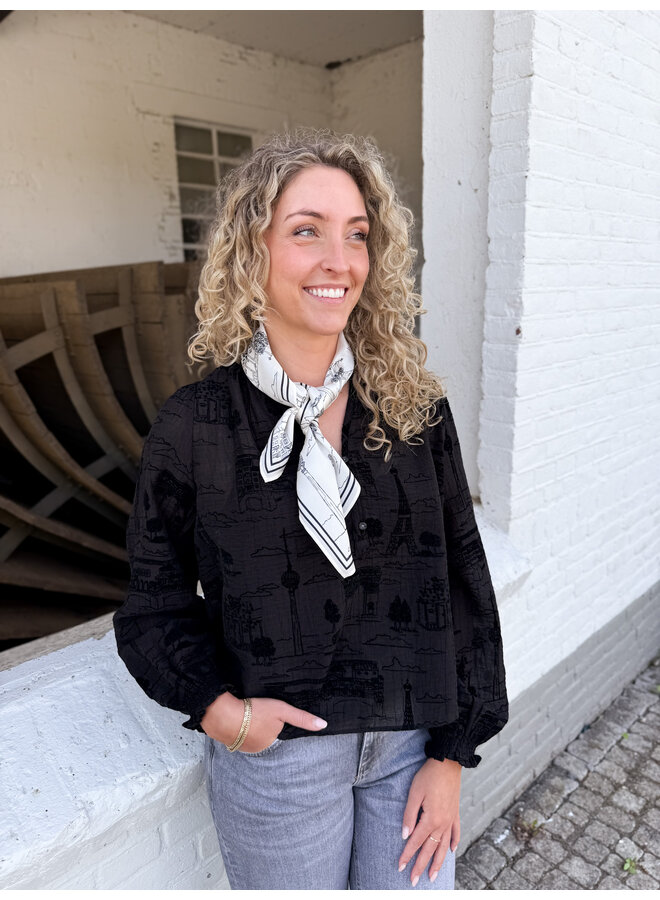 173640 801 MosMosh MM Tale Scarf Black