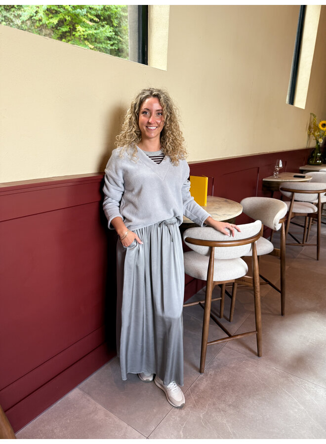 W25F1728 83 Penn&Ink Skirt grey