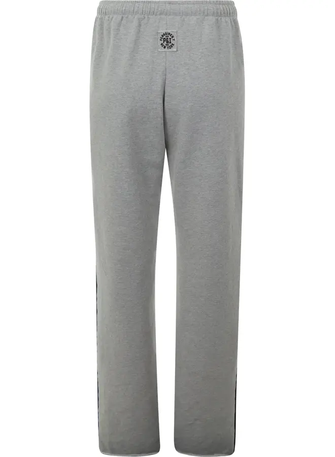 W25F1706 83m-90 Penn&Ink Trousers stripe grey mel. black