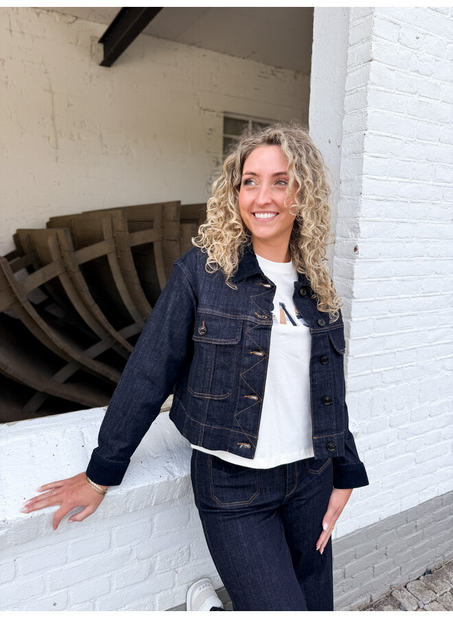 174580 447 MosMosh MM Penne Daw Jacket Dark Blue