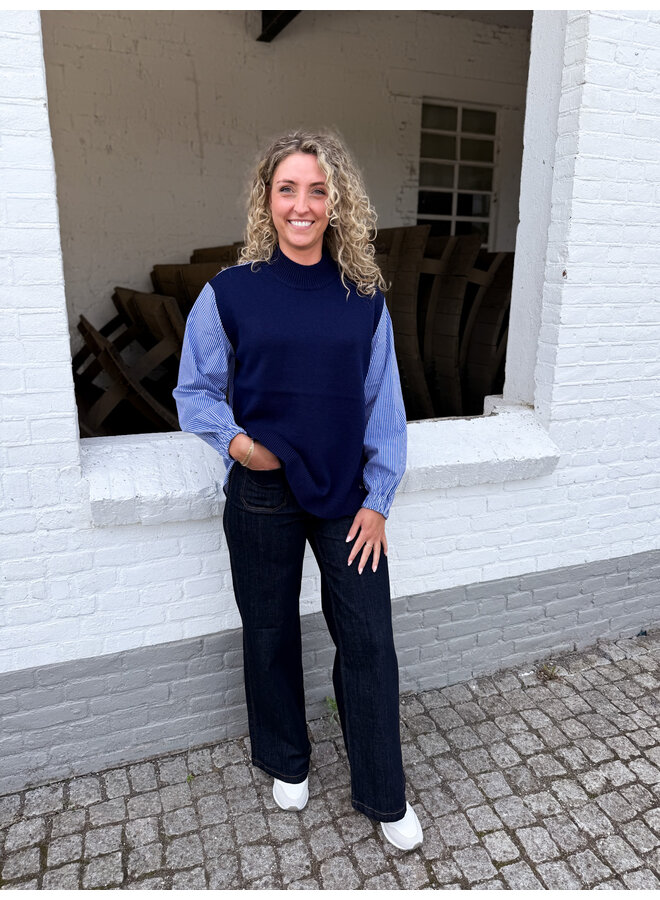 174540 447 MosMosh MM Colette Daw Jeans Dark Blue Regular