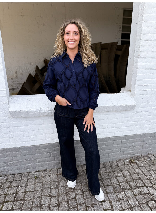 174540 447 MosMosh MM Colette Daw Jeans Dark Blue Regular