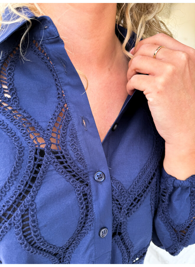 174010 241 MosMosh MM Nolin Caminno Shirt Maritime Blue