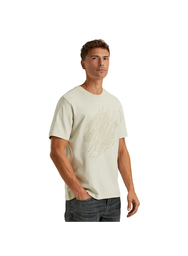 CTSS2509583 9001 Cast Iron Short sleeve r-neck regular fit interlock Vaporous Gray