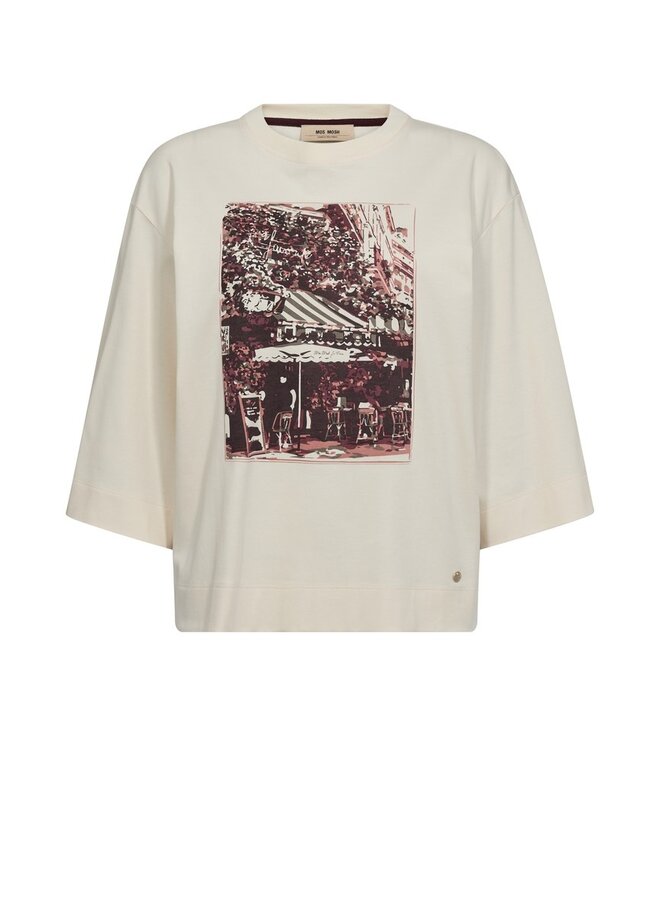 172590 159 MosMosh MM Salmo O-3/4 Sleeve Tee Fudge