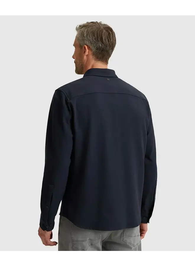 VSI2509227 5073 Vanguard Long Sleeve Shirt Brushed Melange Twill Sky Captain